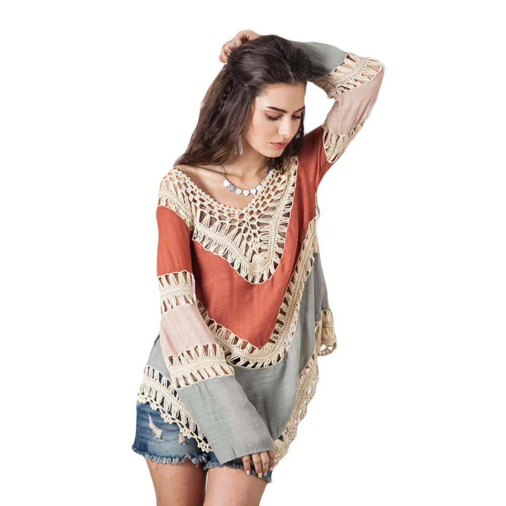 Vestido playa пикантные Для женщин с кружевной отделкой Бикини Cover Up пляжное платье salidas de playa para mujer tenue Лидер продаж
