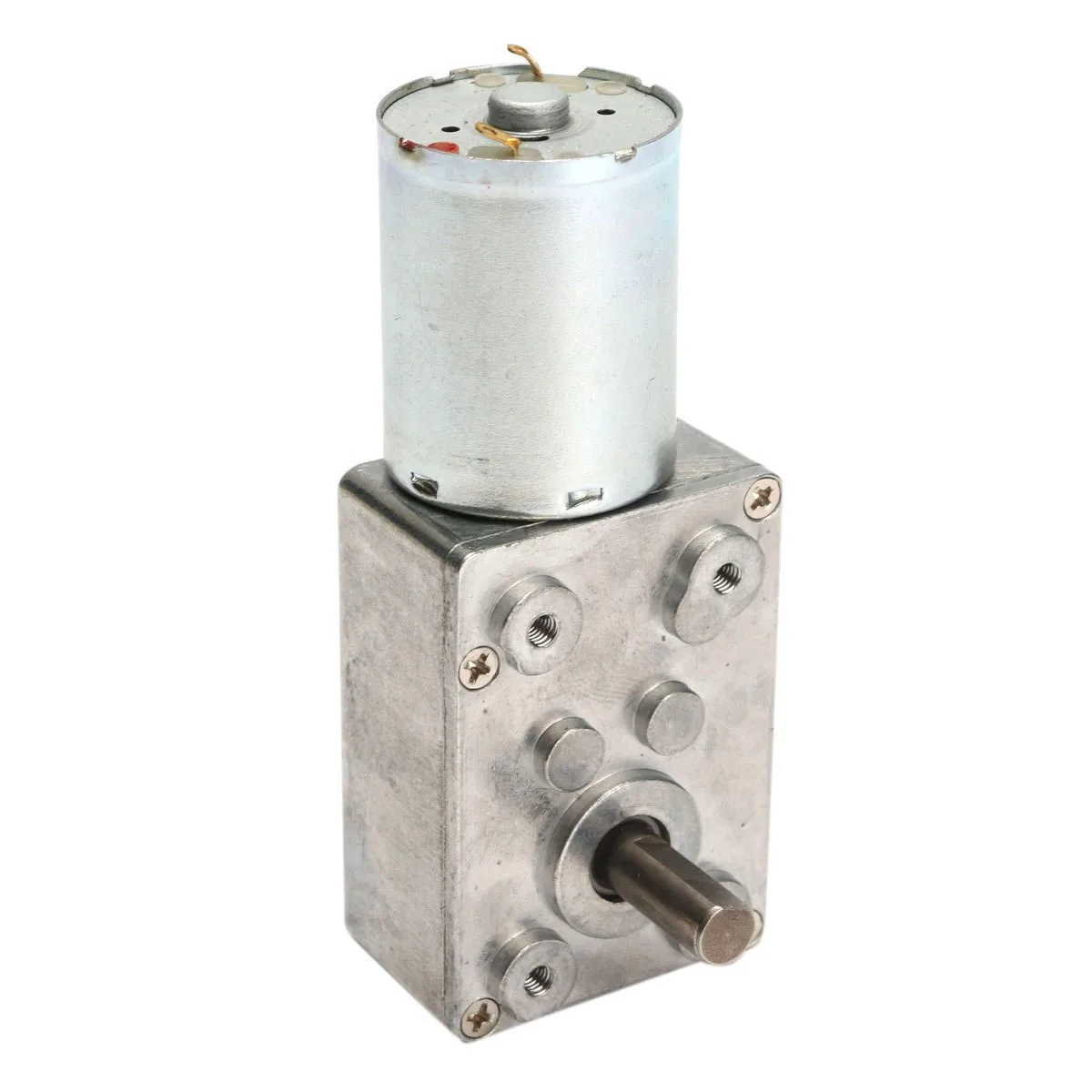 New DC 12V 100rpm Worm Gear Reduction Motor Metal Gear Box High Torque Motor