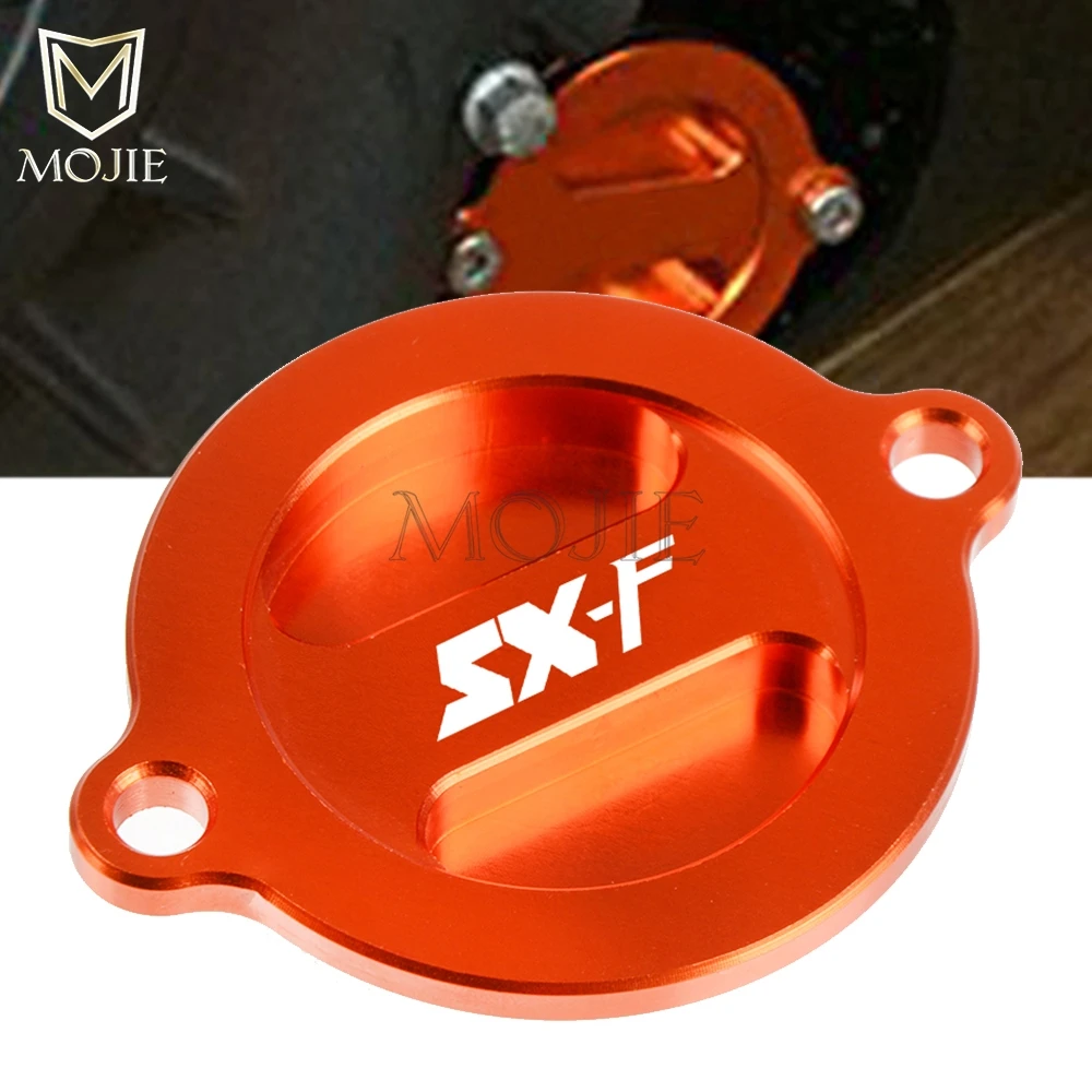 

For KTM 450SXF 2013-2015 505SXF 2009 450 505 SXF SX-F ATV Motorcycle Accessories CNC Engine Oil Filter Pump Cover Protector