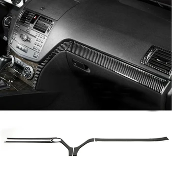 

Areyourshop Carbon Fiber Center Console Moulding Trim Cover For Benz C Class W204 2007 2008 2009 2010 2011 2012 2013 2014 Car