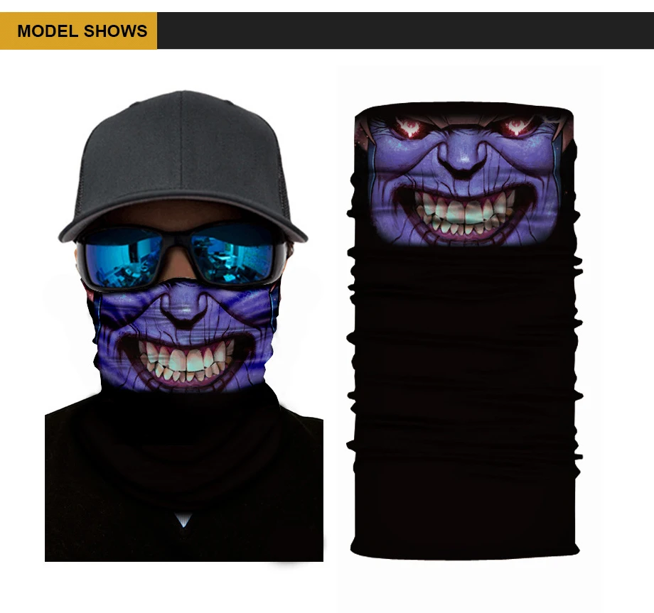 ADK Boys Mask Bts  Fashion Masks High Quality Outdoor Ghost Neck Warmer Multi Use Scarf Balaclava Climbing (6)