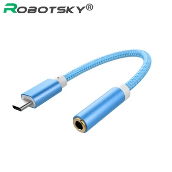 

Robotsky USB Type-C Male to 3.5mm Audio Female jack Type C to 3.5 Headphone Converter for Letv 2,2 pro, max 2, pro 3,xiaomi 6