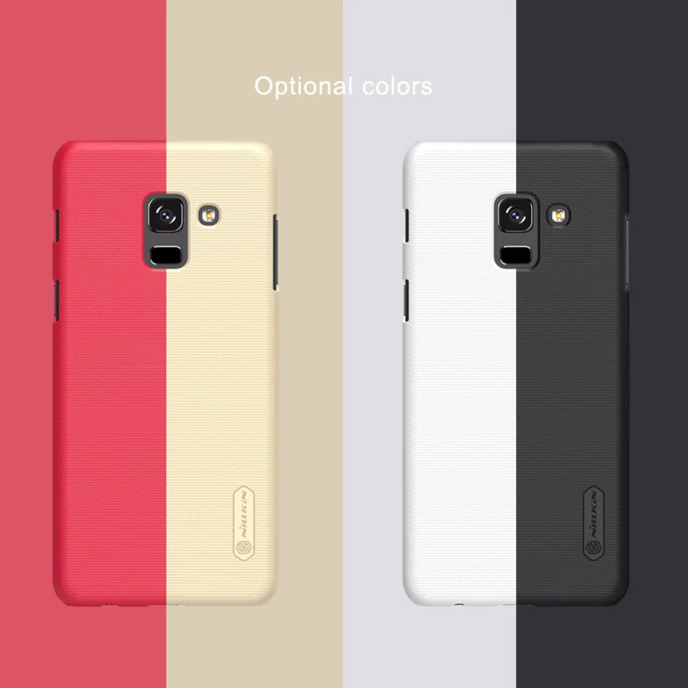 For Samsung Galaxy A8+(2018) Phone Case Nillkin Protective Pc Case Hard