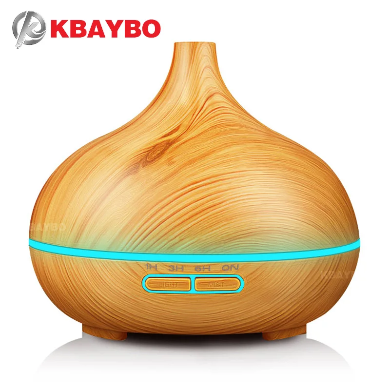 Дешево KBAYBO увлажнитель воздуха эфирное масло диффузор аромалампу Ароматерапия Электрический Арома диффузор ультразвуковой увлажнитель