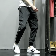 Отдел товара k8112 Весна с эластичной талией шнурок Штаны карман, рабочие мужские p60 управления 88]