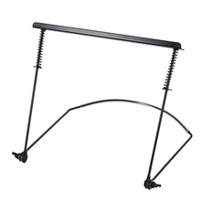 Высокое качество, металлическая Губная гармошка, губная гармоника, держатель для шеи, подставка для 24 отверстий, губные гармоники, свободные руки, игры