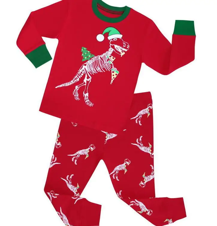 2017 Retail Kids Boys Girls Pyjama Baby Boy Christmas Beer hat Pajamas
