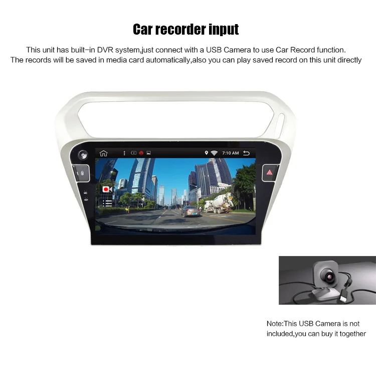 Cheap Roadlover Android 8.1 Car Multimedia Radio For Citroen C-Elysee 2014 Peugeot 301 2014 Stereo GPS Navigation Magnitol Din NO DVD 22