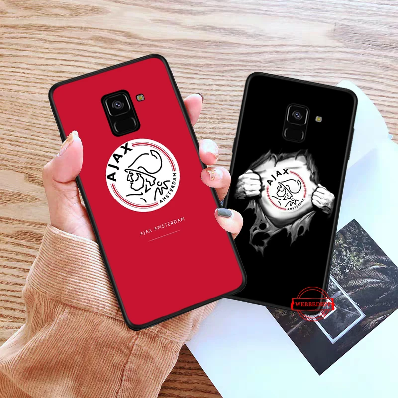 Силиконовый чехол Ajax Team для Samsung A3 A5 A10S A20S A30S A50S A6 Plus 2018 A7 A8 A9 A10 A30 A40 A50 A70 J6|Бамперы| |