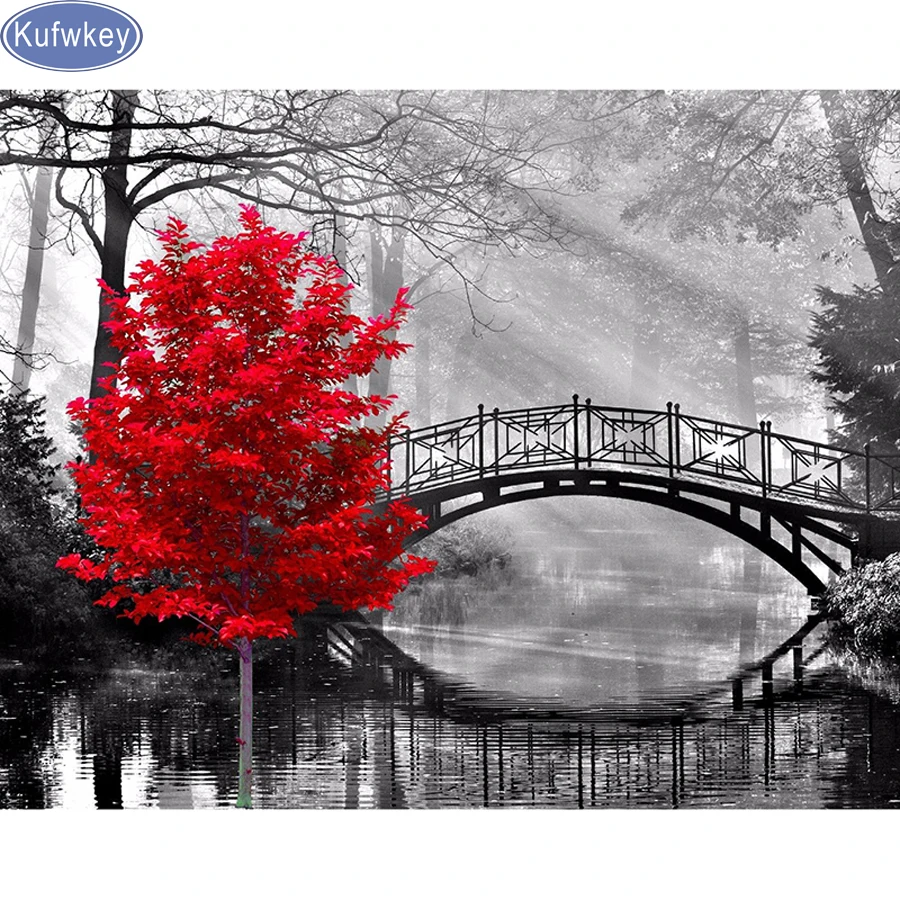 

hobby,5D,diy,Diamond Painting bridge tree,kitchen,Cross Stitch,Full,Diamond Embroidery,3d Mosaic,pattern,beaded embroidery,gifts
