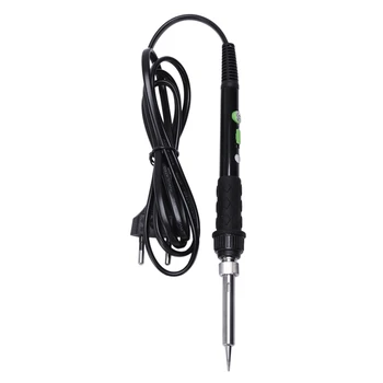 

Eu Plug,220V 200-450 Temperature 60W Digital Display Thermostat Soldering Iron For Smt Smd Solder Rework Repair