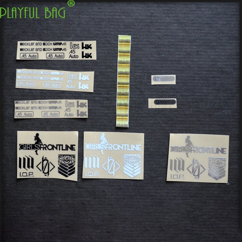 Для активного отдыха CS UMP Водяная бомба Металл водонепроницаемый DIY стикер Jinming шрам M4 будет G36 MK18 HK416 LeHui AK74 L46