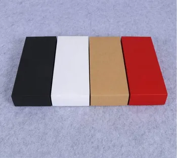 

20pcs/lot Red/White/Black/Brown paper gift boxes packaging, Biscuits cake wine gift box ,225*95*45mm