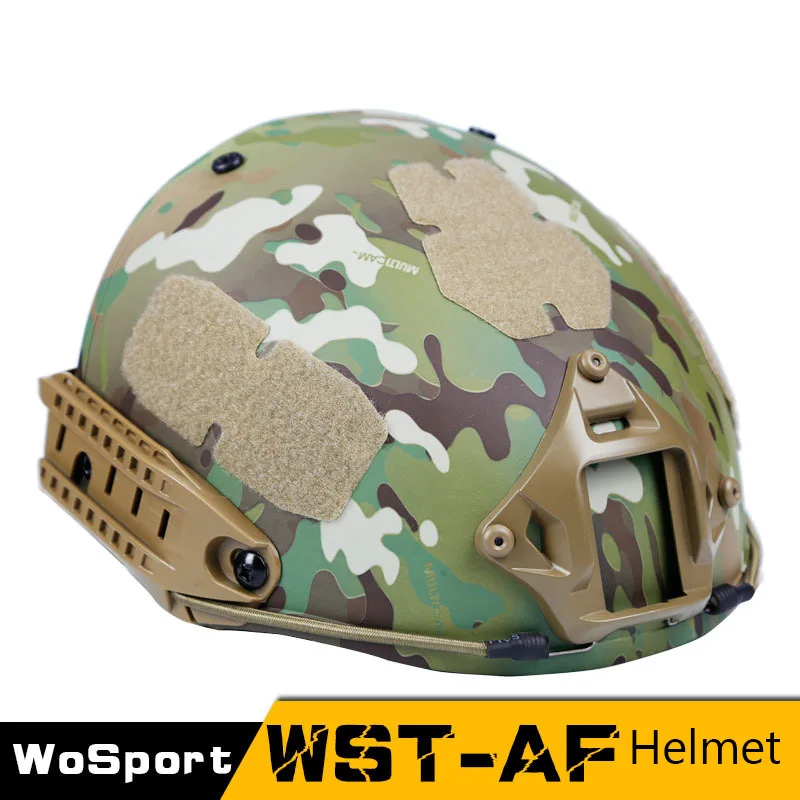 

WosporT manufacturer directly sells WST-AF two-in-one outdoor tactical helmet field equipment protection camouflage helmet