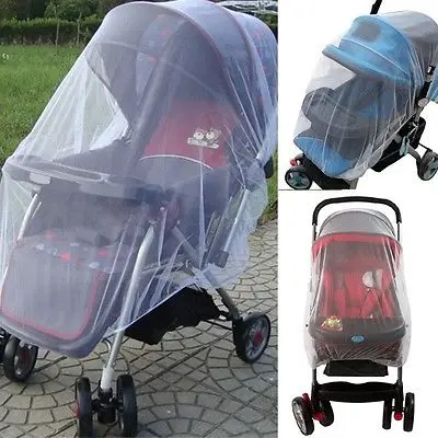 

Infants Baby Stroller Pushchair Cart Mosquito Insect Net Safe Mesh Buggy Crib Netting Baby Car Mosquito Net Outdoor protect