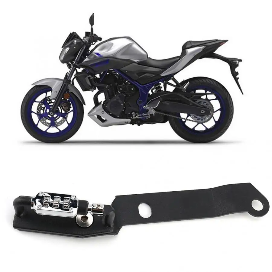 Мотоциклетный замок с паролем для шлема из алюминиевого сплава для YAMAHA YZF R25- YZF R3- MT-25- MT-03