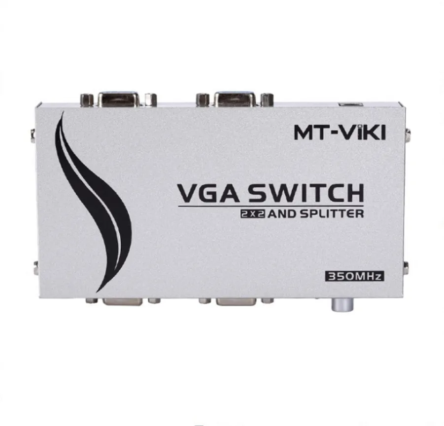 

2019 High Quality Original MT-202C 2x2 VGA Switcher, two hosts share two monitors video sharing 350MHz 1920 x 1440
