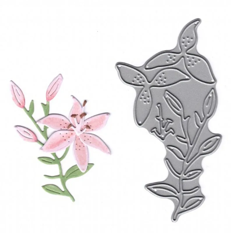 

Spring Flower Die Metal Cutting Dies Stencil for DIY Scrapbooking Album Embossing Paper Cards Decorative Craft Die Template