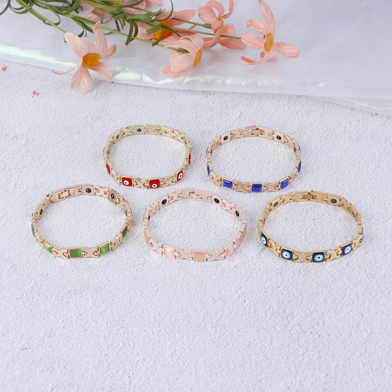 1PC New Fashion Therapeutic Energy Healing Bracelet Stainless Steel Magnetic Therapy Bracelet 4 Colors