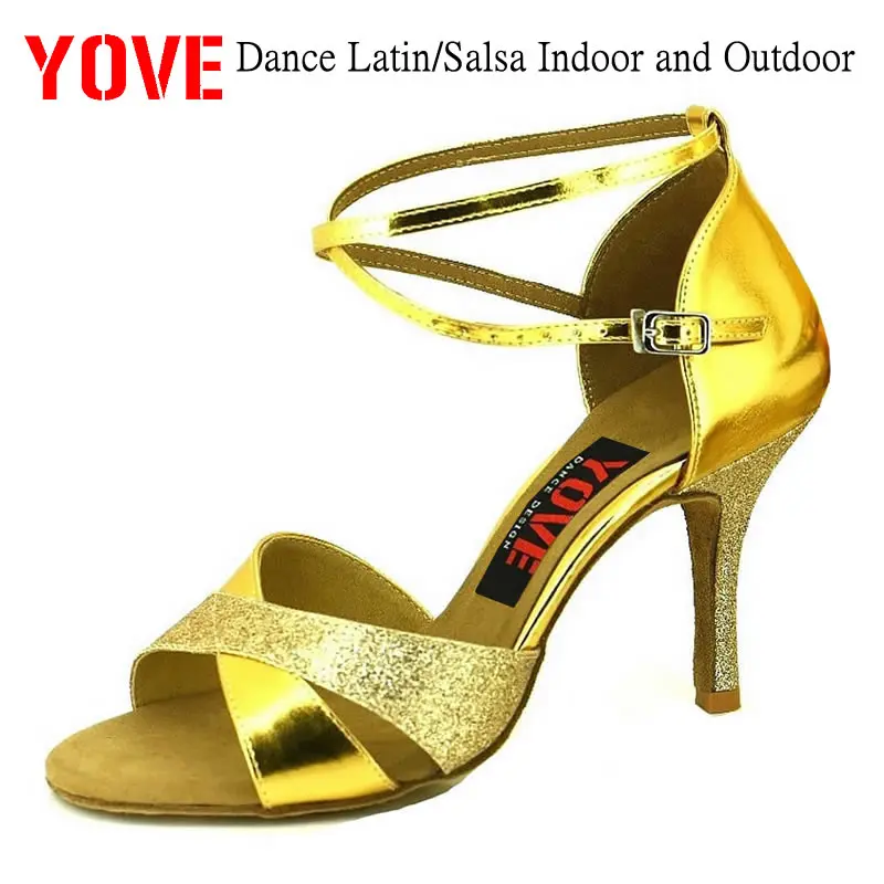 

YOVE Style w1610-31 Dance shoes Bachata/Salsa Indoor and Outdoor Women's Dance Shoes