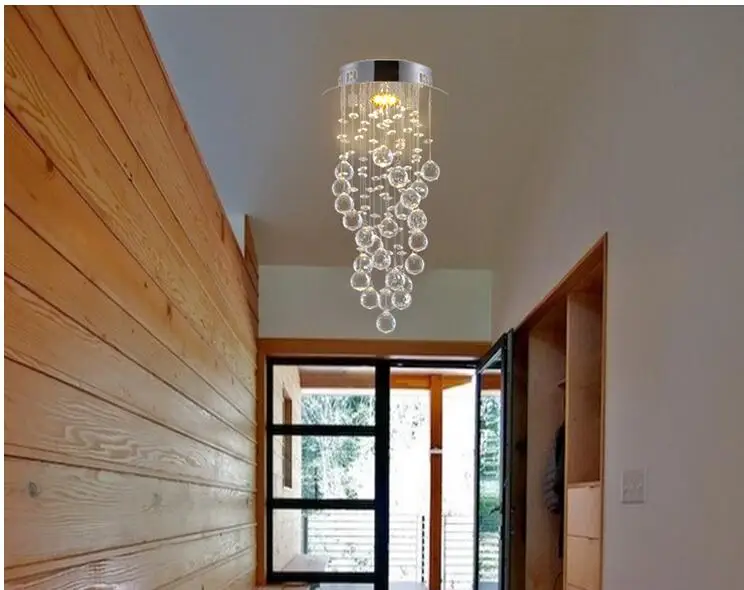 

Crystal aisle lights. Hallway lights. Chandeliers