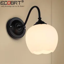 ECOBRT винтажные Настенные светильники со стеклянными шариками для спальни, кухни, зеркальный светильник, Lamparas, настенные бра для обеденного ресторана