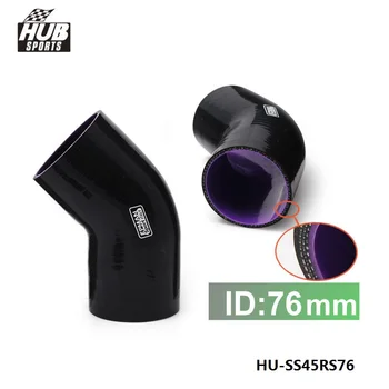 

Black Silicone Fuel & Oil Hose Elbow 45 Degree 76mm 4-Ply For Toyota Corolla Altis E150 1.8L 2ZR-FE 2010-2014 HU-SS45RS76