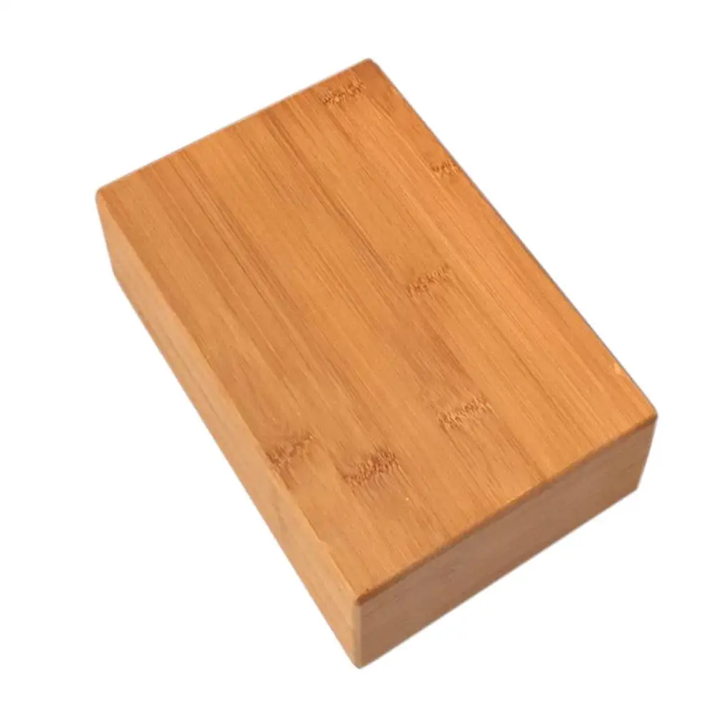 

1PC Yoga Tool Natural Bamboo Yoga Block Non-Slip Bamboo Handstand Yoga Movement Fitness Workout Gymnastics Training Brick