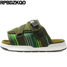 Большой размеры кроссовки сандалии для девочек ремень спорт лето 45 наружные горки зеленый плюс мужские сетчатые обувь большой пляжные шлёпанцы