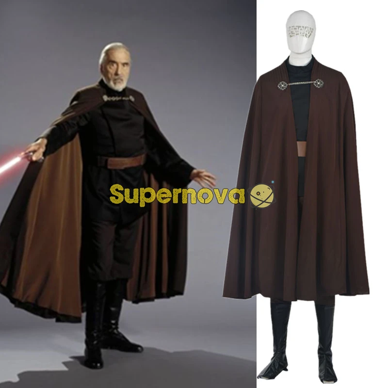 Supernova Star Wars Count Dooku Cosplay Costume Jedi Master Count Dooku