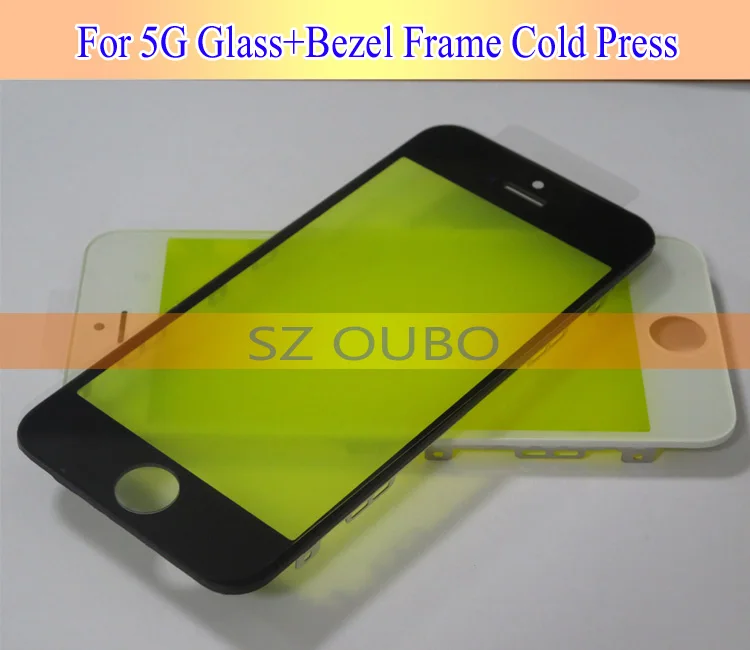 Original Front Glass Lens Bezel Frame Assembly for iPhone 5G 5S 5C Outer Screen Touch Panel Repair Replacement (2)