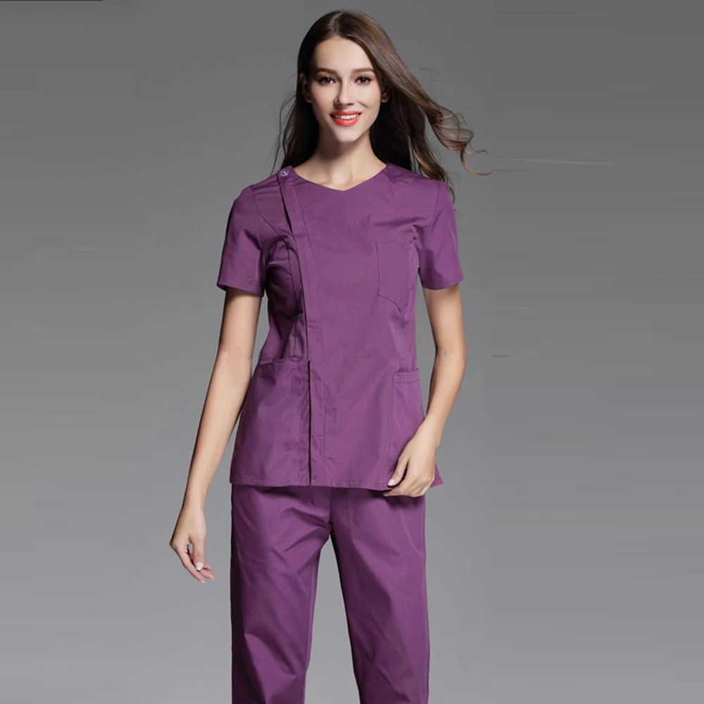 Высокое качество Рабочая куртка+ штаны Спецодежда для врача медсестры летние Больничная медицинская Красота салон наборы скрабов хирургический медицинская форма