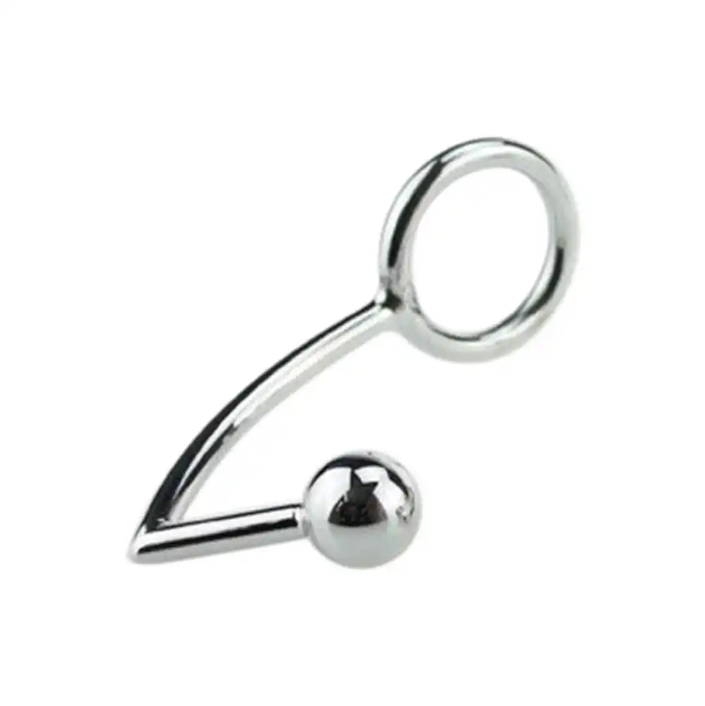 1000px x 1002px - Metal Anal Hook Male Chastity Cock Ring with Ball Plug Cock Lock Strap on  Sex Toys Drop shipping **D