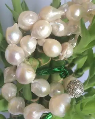 

Free Shipping>> new hot 2015 NEW 10-16mm SOUTH SEA WHITE BAROQUE PEARL NECKLACE 25" Crystal