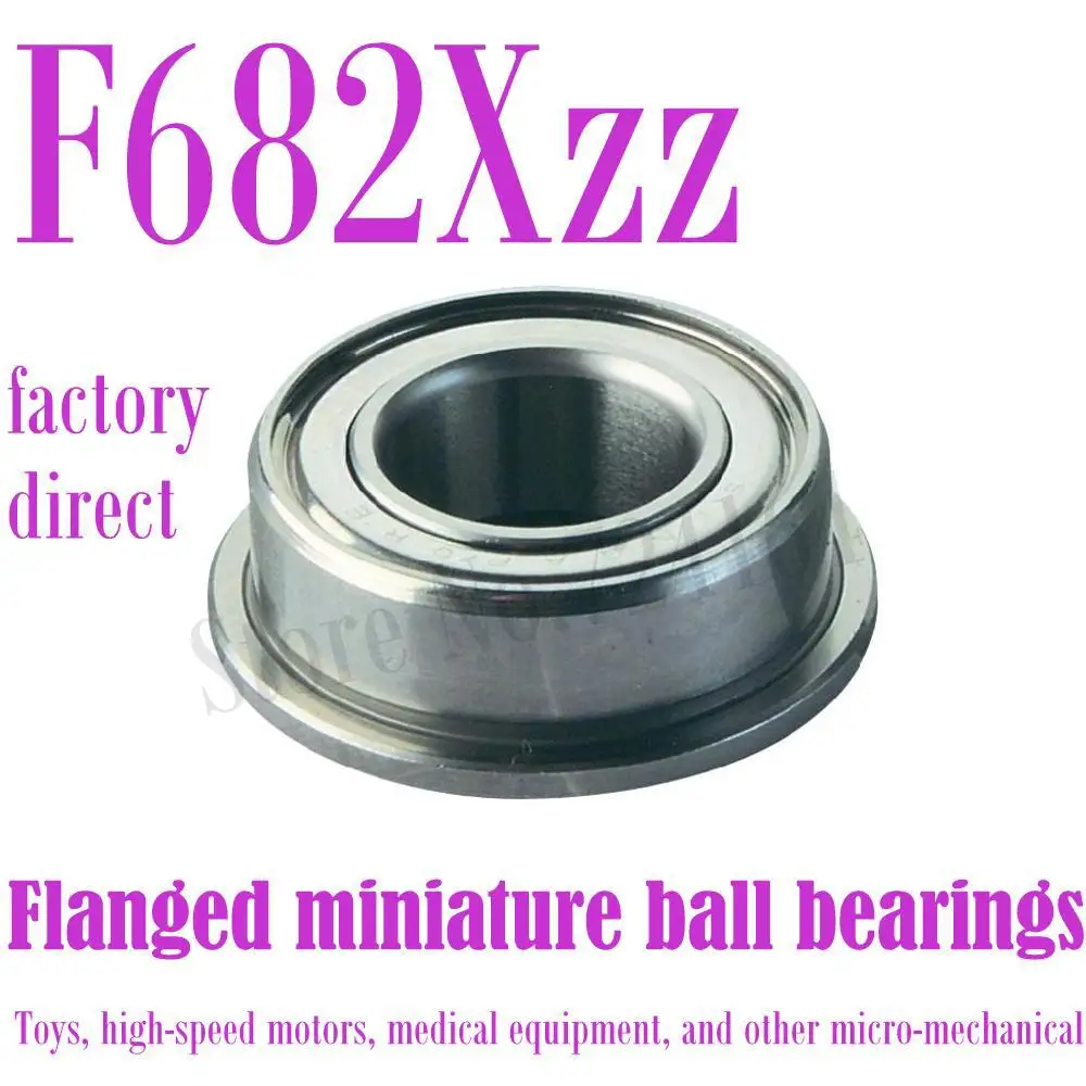 ZZ609 Shielded Deep Groove Flange Ball Bearing 24mm OD 9mm Bore Diameter