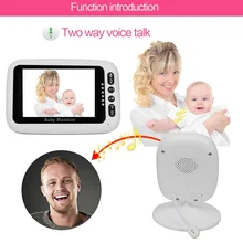 IMPORX 4,3 дюймов Высокое разрешение детский монитор Беспроводной видео цветной ребенок няня камера безопасности ночное видение контроль температуры