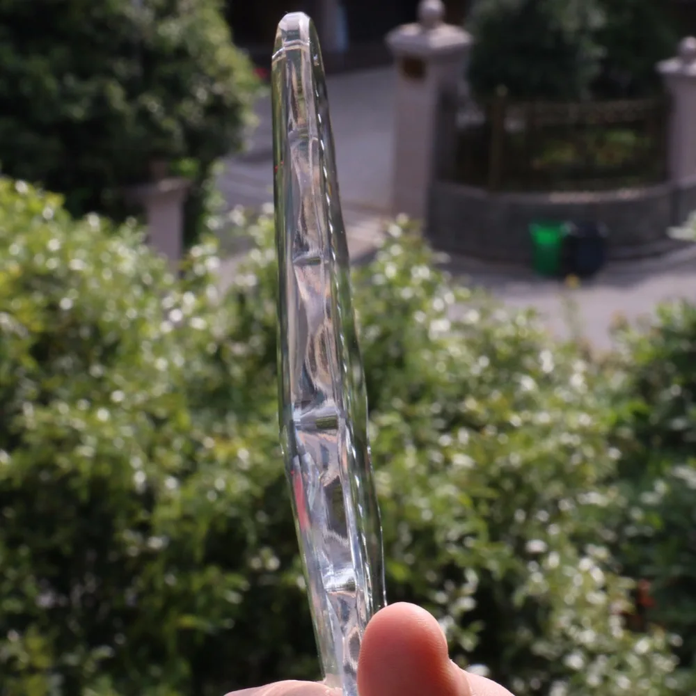 180 мм Suncatcher Хрустальная Призма Chanderlier подвеска вечерние стеклянные художественные граненые подвесные лампы часть DIY ремесло в форме гитары