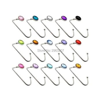 

100pcs Colorful Shimmering Purse Hanger Hook Wedding Bridal Shower Favor And Gift For Guest Women Lady
