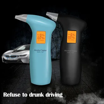 

LCD Digital Breathalyzer Alcohol Tester Professional Breath Parking Detector Gadget with Backlight Driving Essentials