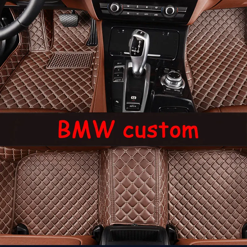 Car floor mats for BMW F10 F11 F15 F16 F20 F25 F30 F34 E60 E70 E90 1 3