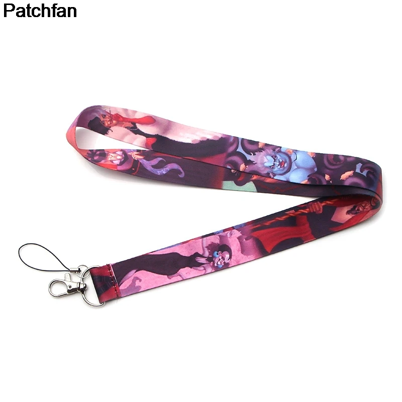 

Patchfan Maleficent funny kids cartoon lanyards neck straps phones keys bag camera id card holder ribbon A1965