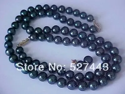 

Wholesale SET OF 9-10MM AAA GENUINE BLACK PEARL NECKLACE, BRACELET & EARRINGS hot