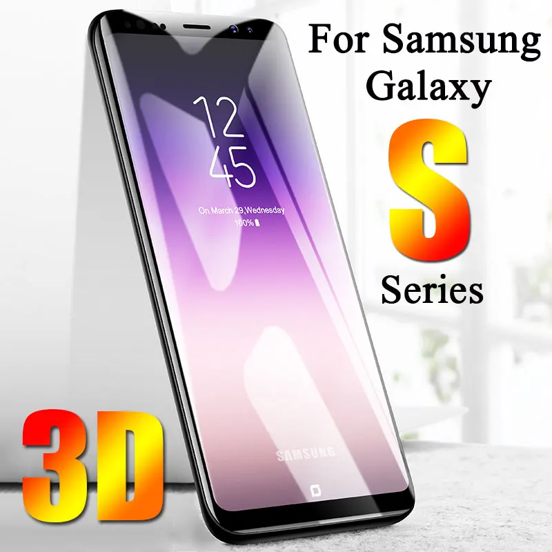 

3D Tempered glass sheet on the for samsung galaxy s9 s8 plus s 8 9 s8plus s9plus screen protector vidrio armor samsyng tremp