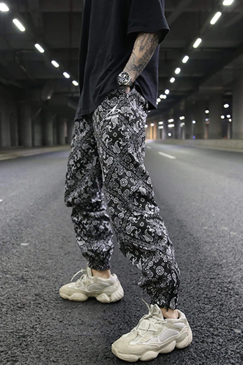 paisley joggers mens