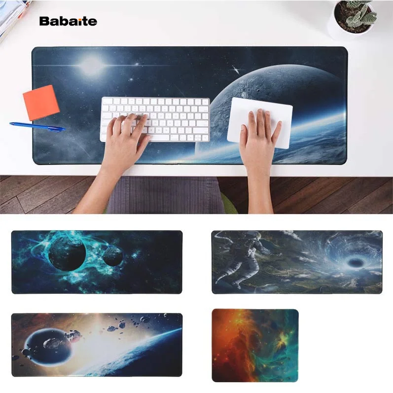 

Babaite New Designs The Space Natural Rubber Gaming mousepad Desk Mat Rubber PC Computer Gaming mousepad