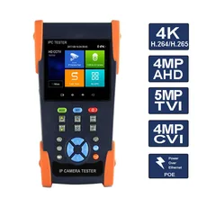 3,5 дюймов ip-камера тестер аналоговых камер безопасности CCTV тестер с RJ45 TDR POE 4K H.265 ONVIF POE