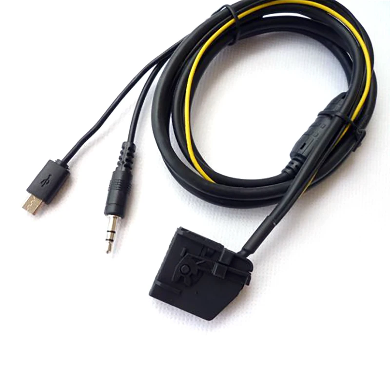 Car 3.5mm AUX Input Adapter Audio Cable For Benz Mercedes Command 2.0