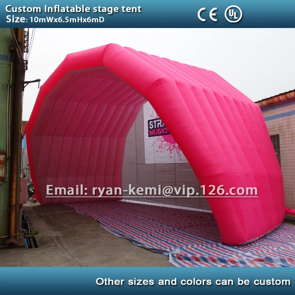 custom inflatable stage tent cover
