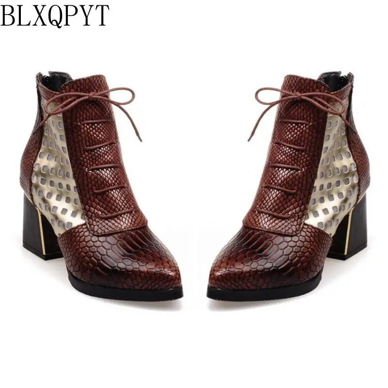 

Plus big size 32-43 winter autum women boots softs high heels fashion quality motorcycle shoes woman leather ankle boot S-62