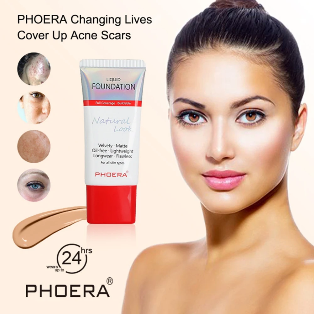 

30ml Matte Liquid Makeup Skin Color Concealer Sunscreen Oil Control Lasting Moisturizing Base Cream TSLM1